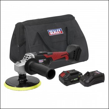 Sealey CP20VRPKIT Premier SV20 Series 150mm Cordless Rotary Polisher 20V 4Ah