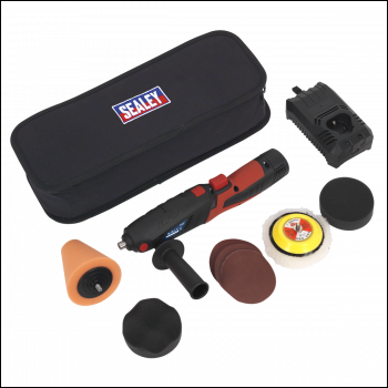 Sealey CP2812V Cordless Mini Sander/Polisher Kit 75mm 12V