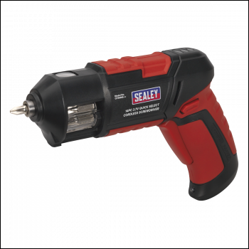 Sealey CP36MS Cordless Quick Select Screwdriver 3.7V 14pc