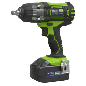 Sealey CP400LIHVEU 1/2 inch Sq Drive Hi-Vis Cordless Impact Wrench Euro 18V 3Ah