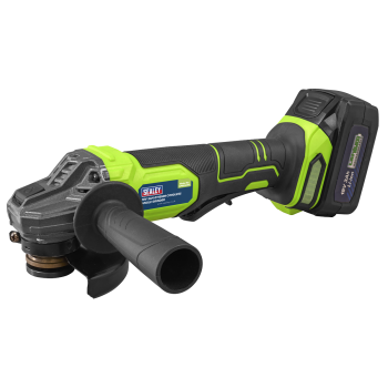Sealey CP401LIHV 115mm Cordless Angle Grinder 18V 3Ah - Green