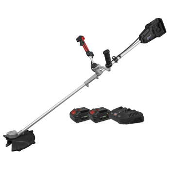 Sealey CP40VBCKIT Cordless Brush Cutter & Trimmer Kit 40V 4Ah SV20 Series 35cm