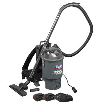 Sealey CP40VBVKIT Cordless Backpack Vacuum Kit SV20 Series 40V
