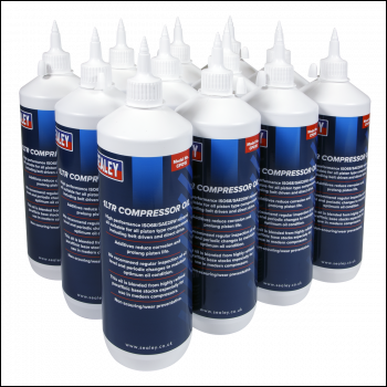 Sealey CPO/1 Compressor Oil 1L - Pack of 12