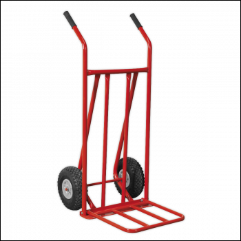 Sealey CST800 Folding Sack Truck with Pneumatic Tyres 150kg Capacity