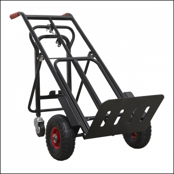 Sealey CST989HD Premier Heavy-Duty 3-in-1 Sack Truck with PU Tyres 300kg Capacity