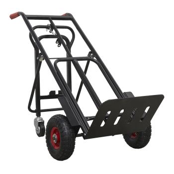 Sealey CST989HD Premier Heavy-Duty 3-in-1 Sack Truck with PU Tyres 300kg Capacity