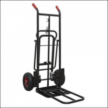 Sealey CST989HD Premier Heavy-Duty 3-in-1 Sack Truck with PU Tyres 300kg Capacity
