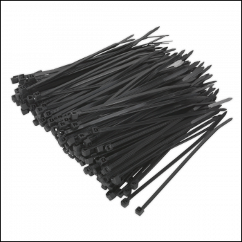 Sealey CT10025P200 Cable Tie 100 x 2.5mm Black Pack of 200