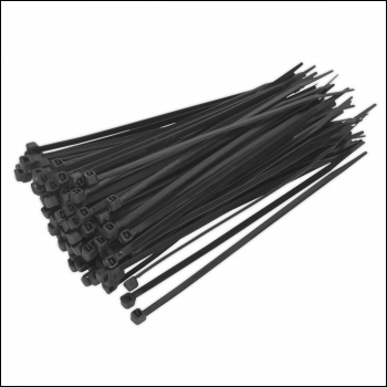 Sealey CT15036P100 Cable Tie 150 x 3.6mm, Black - Pack of 100