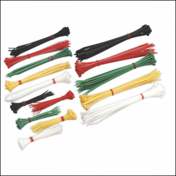 Sealey CT375 Cable Tie Assortment - Pack of 375