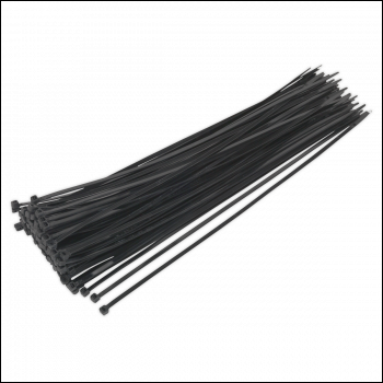 Sealey CT38048P100 Cable Tie 380 x 4.8mm Black Pack of 100