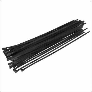 Sealey CT45076P50 Cable Tie 450 x 7.6mm, Black - Pack of 50