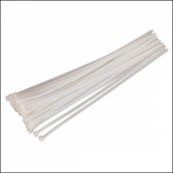 Sealey CT45076P50W Cable Tie 450 x 7.6mm White Pack of 50