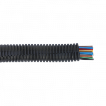 Sealey CTS1710 Split Convoluted Cable Sleeving Split 17-21mm 10m