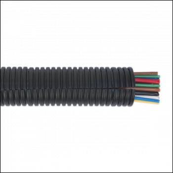 Sealey CTS2210 Convoluted Cable Sleeving Split Ø22-27mm 10m