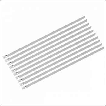 Sealey CTSS379 Stainless Steel Cable Tie 300mm x 7.9mm - Pack of 100