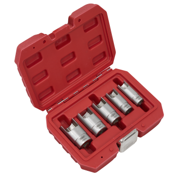 Sealey CV601 Elbow Connector Socket Set 3/8 inch Sq Drive 5pc