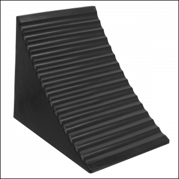 Sealey CWC01 Heavy-Duty Rubber Wheel Chock - Single