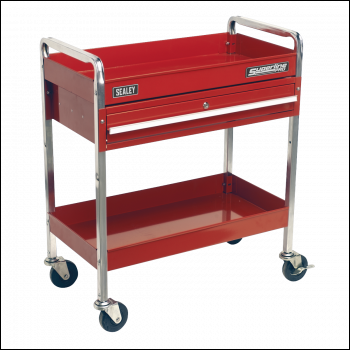 Sealey CX101D Superline PRO® Heavy-Duty Trolley with Lockable Drawer 2-Level