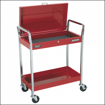 Sealey CX104 Superline PRO® Heavy-Duty Trolley with Lockable Top 2-Level