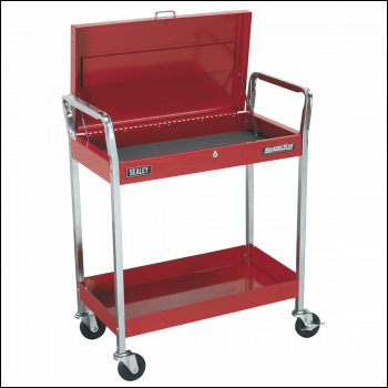 Sealey CX104 Trolley 2-Level Heavy-Duty with Lockable Top