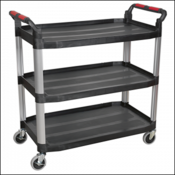 Sealey CX310 Composite Workshop Trolley 3-Level/3 Wall