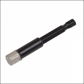 Sealey DBD10H Hex Diamond Drill Bit 10mm