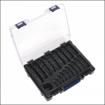 Sealey DBS170RF HSS Roll Forged Drill Bit Assortment 1-10mm 170pc