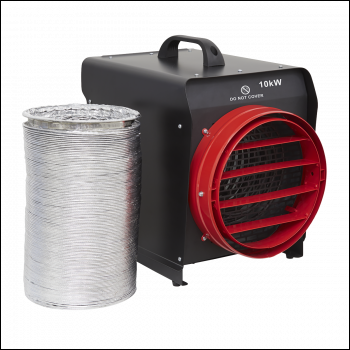 Sealey DEH10001 Industrial Fan Heater with Ducting 10kW