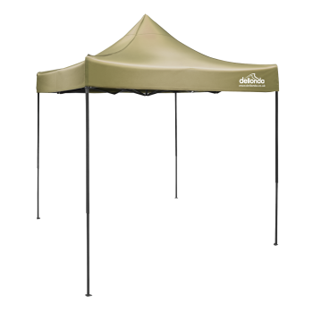 Sealey DG126 Dellonda Premium 2x2m Pop-Up Gazebo, Heavy Duty, PVC Coated, Water-Resistant Fabric, Supplied with Carry Bag, Rope, Stakes & Weight Bags - Beige Canopy