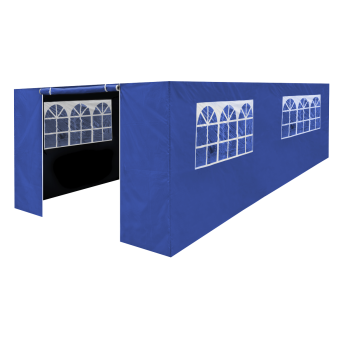 Sealey DG155 Dellonda Premium Side Walls/Doors/Windows for Gazebo/Marquee, Fits 3 x 6m Models - Blue
