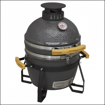 Sealey DG158 Dellonda Deluxe 16 inch (40cm) Ceramic Kamado Style BBQ