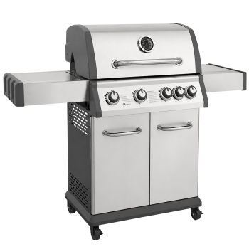 Sealey DG17 Dellonda 4+1 Burner Deluxe Gas BBQ Grill with Piezo Ignition & Thermometer - Stainless Steel