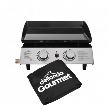 Sealey DG232 Dellonda 2 Burner Portable Gas Plancha & Cover
