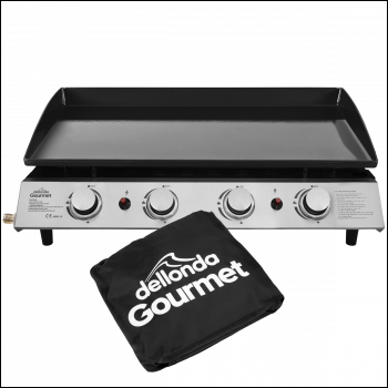 Sealey DG234 Dellonda 4 Burner Portable Gas Plancha & Cover