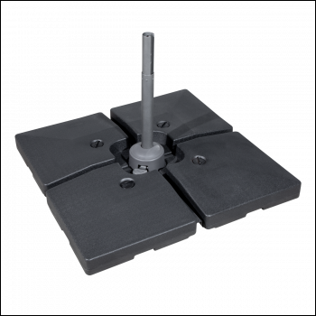 Sealey DG269 Dellonda Fillable Parasol Base, Water/Sand Fill 92L 4pc