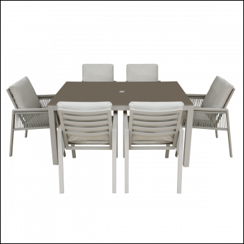 Sealey DG274 Dellonda Fusion Outdoor Dining Set 7pc