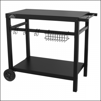 Sealey DG45 Dellonda Plancha Trolley with Utensil Holder - Black
