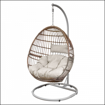 Sealey DG60 Dellonda Single Swinging Egg Chair with Cushion