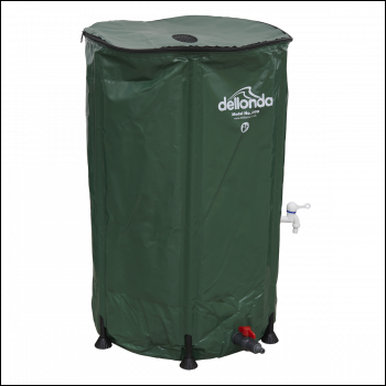 Sealey DG9 Dellonda Collapsible PVC Garden Water Butt with Zipped Lid & Drain Tap 250L