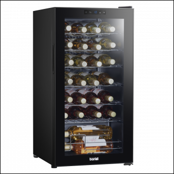 Sealey DH10 Baridi 28 Bottle Tabletop Wine Fridge & Cooler