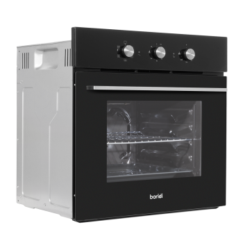 Sealey DH110 Baridi Built-In 5-Function Fan Assisted Oven with Timer 60cm, 55L Capacity - Black