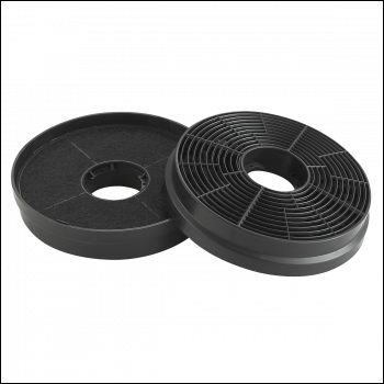 Sealey DH132 Baridi Carbon Filters for Cooker Hoods CF130 - Pack of 2