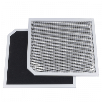 Sealey DH133 Baridi Carbon Filters for Cooker Hoods CF120 - Pack of 2
