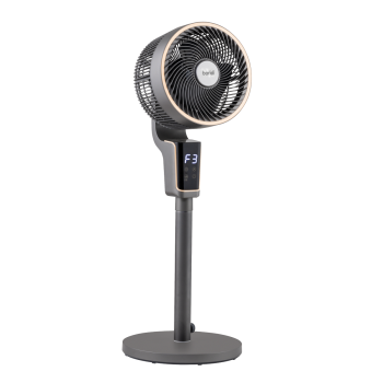 Sealey DH141 Baridi Pedestal Fan with Remote Control & 12hr Timer 12 inch  - Grey
