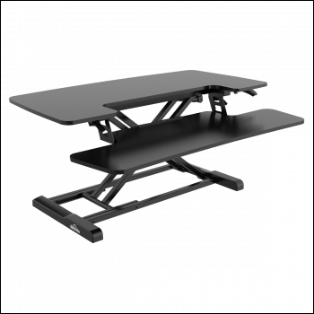 Sealey DH15 Dellonda 89cm Adjustable-Height Standing Desk Riser 15kg Capacity