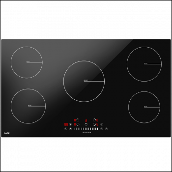 Sealey DH180 Baridi Integrated Induction Hob with 5 Cooking Zones 90cm 9300W Output