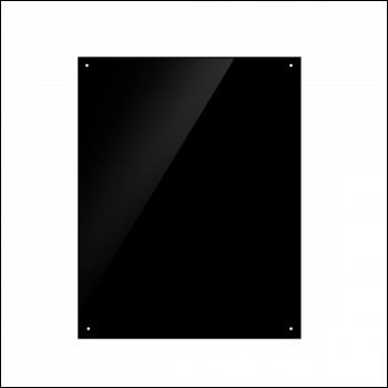 Sealey DH194 Baridi Splashback for Cooker Hoods 60 x 75cm - Black