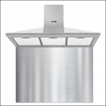 Sealey DH211 Baridi Cooker Hood with Carbon Filters & Splashback 90cm - Stainless Steel